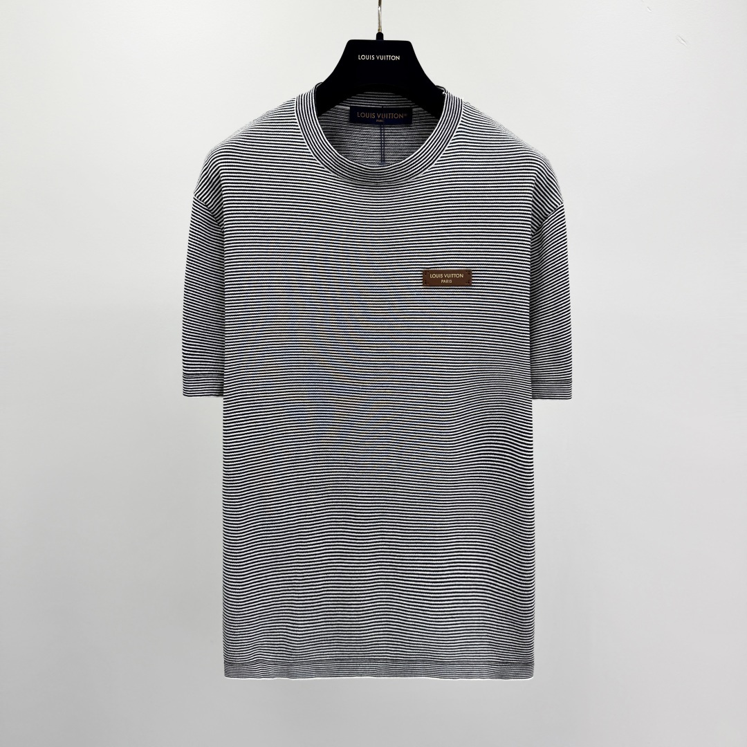 루이비통 SS26 스트라이프 반팔 크루넥 티셔츠 41280 Louis Vuitton T Shirt