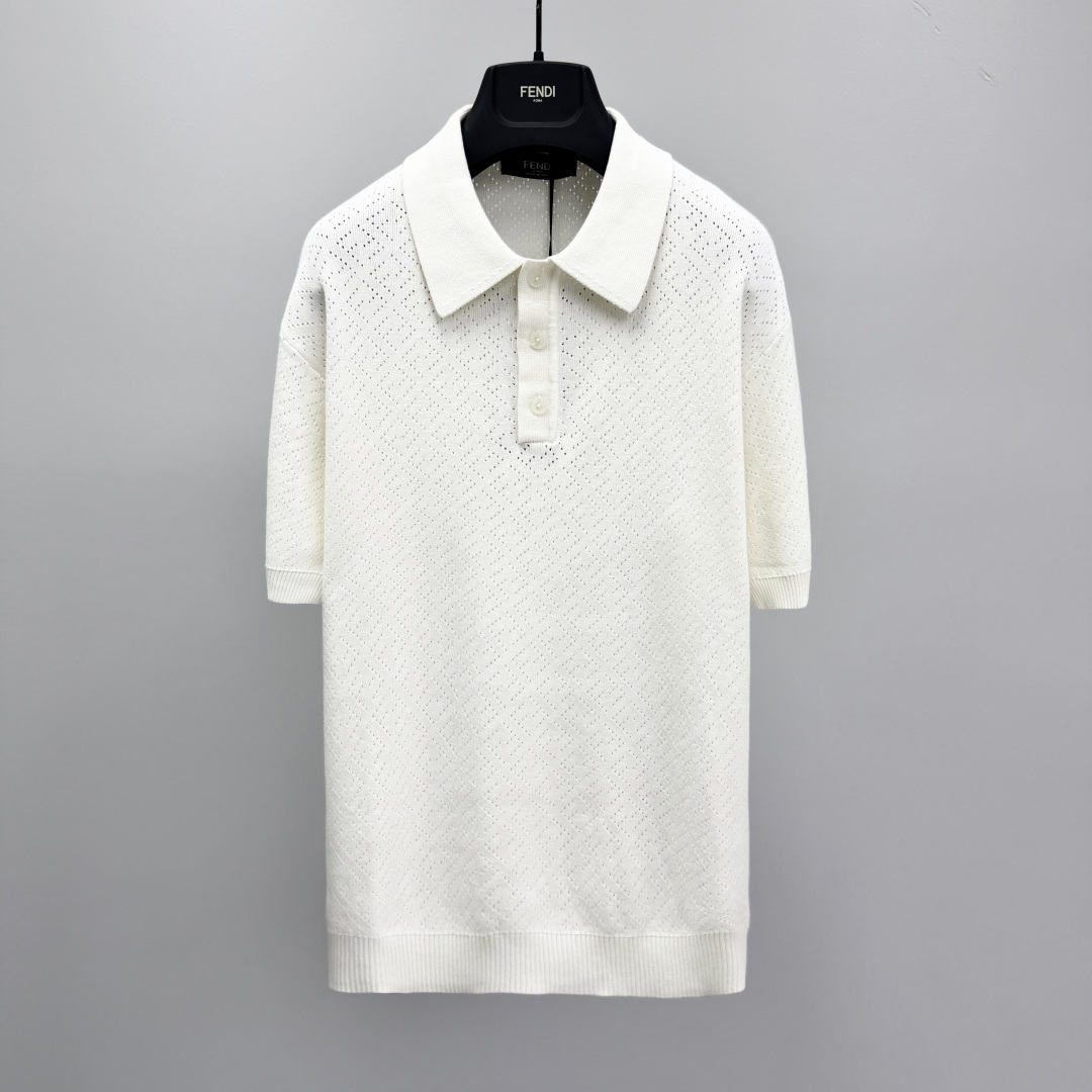 펜디 FF 프린트 코튼 니트 41283 Fendi T Shirt