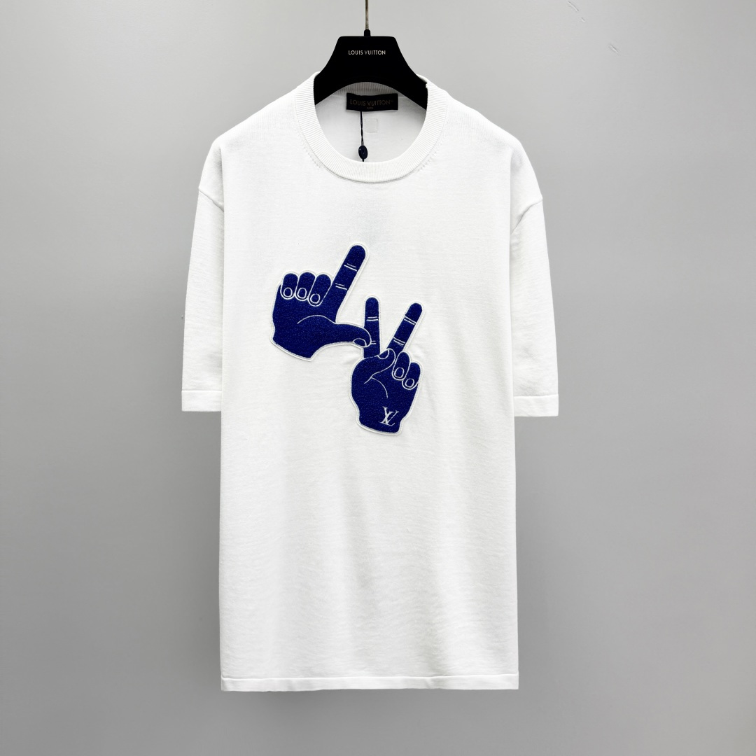 루이비통 2026SS 코튼 라운드넥 반팔 티셔츠 남성 41305 Louis Vuitton T Shirt