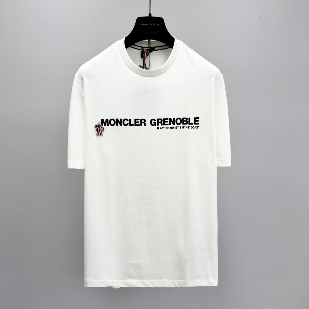 몽클레어 로고 프린트 코튼 반팔 티셔츠 남성 41292 Moncler T Shirt