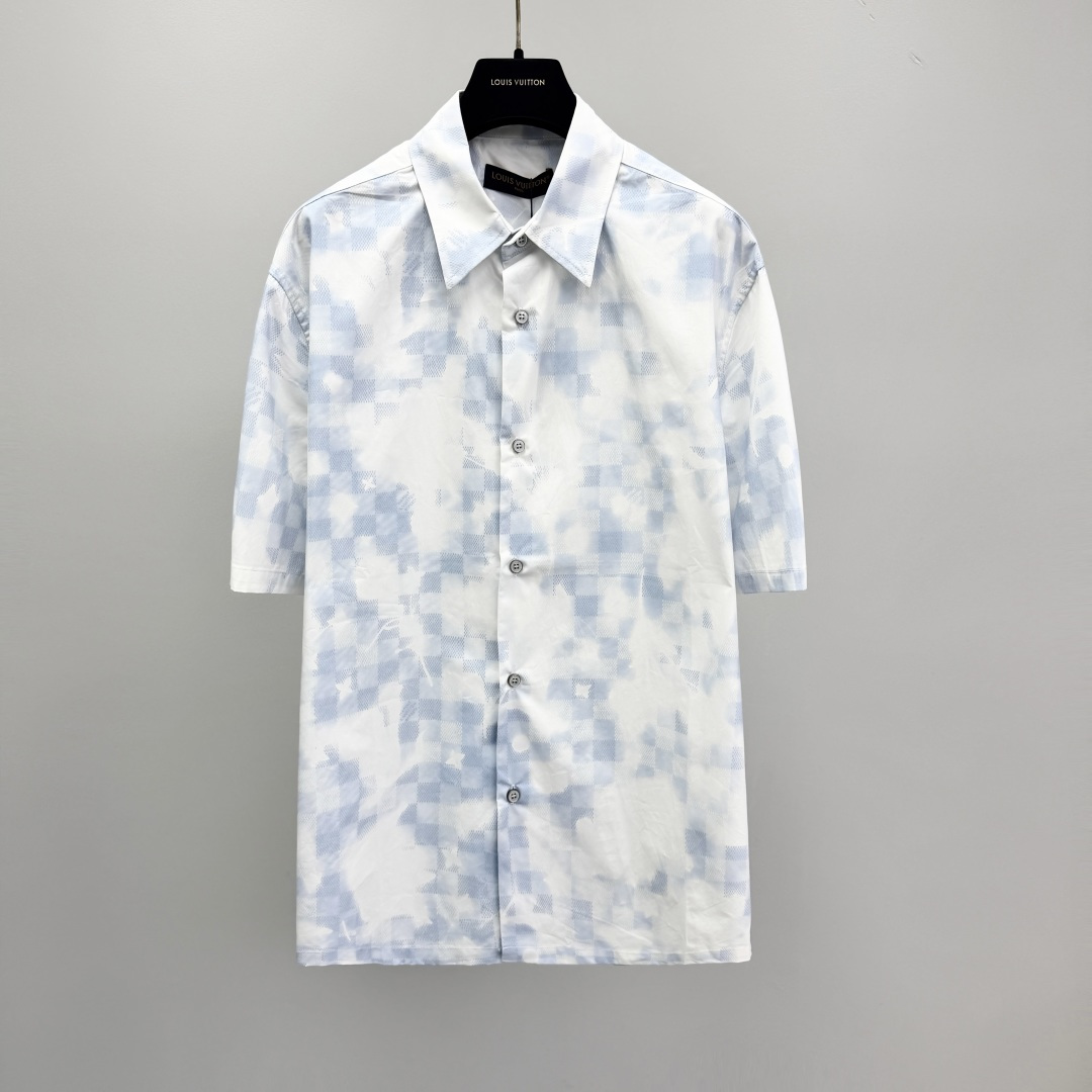 루이비통 2026SS 로고 프린트 코튼 셔츠 41286 Louis Vuitton T Shirt