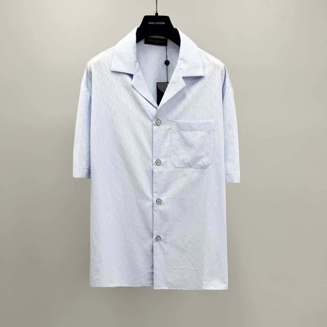 루이비통 2026SS 모노그램 로고 코튼 반팔 셔츠 41254 Louis Vuitton T Shirt