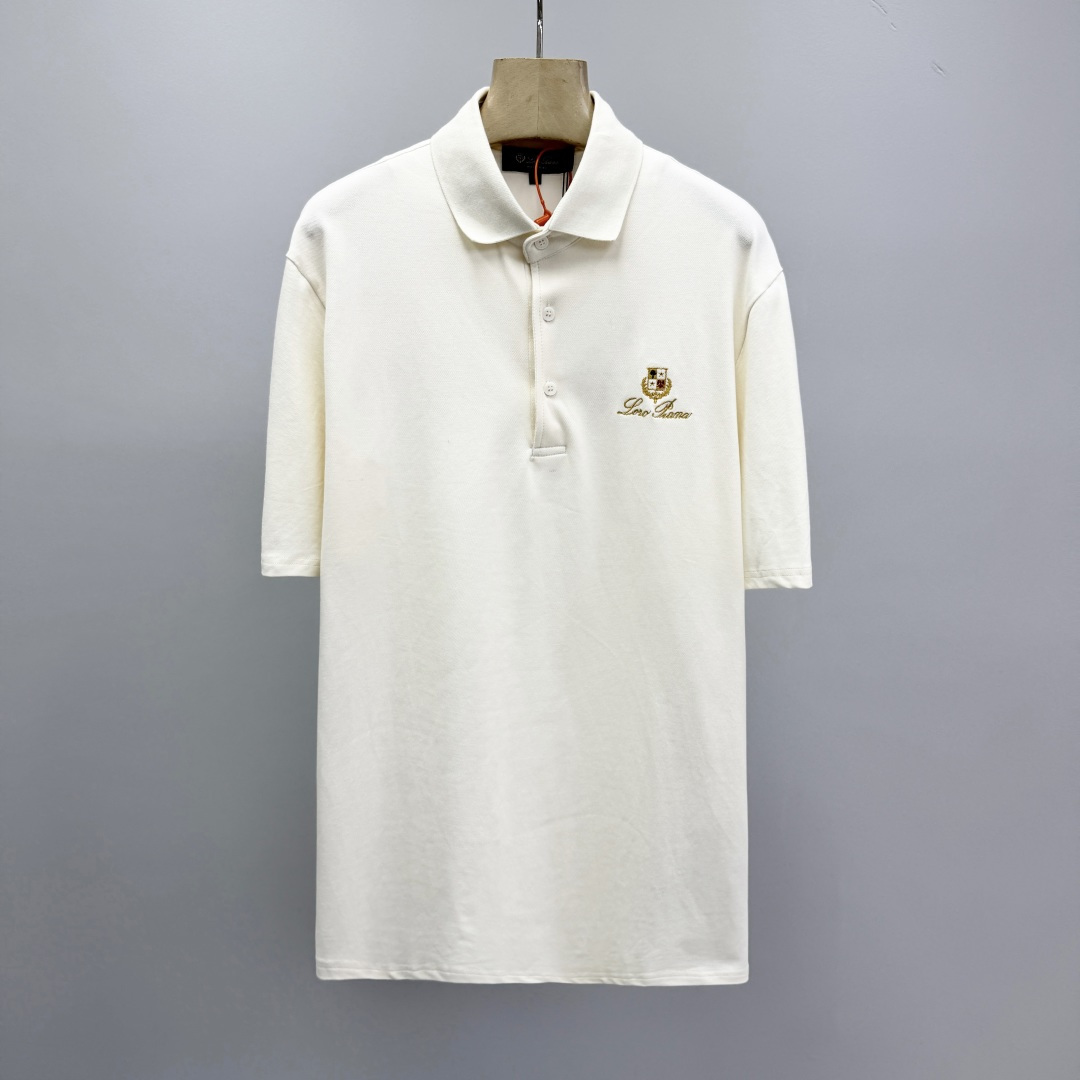 로로피아나 코튼 카라 폴로셔츠 남성 41253 Loro Piana T Shirt
