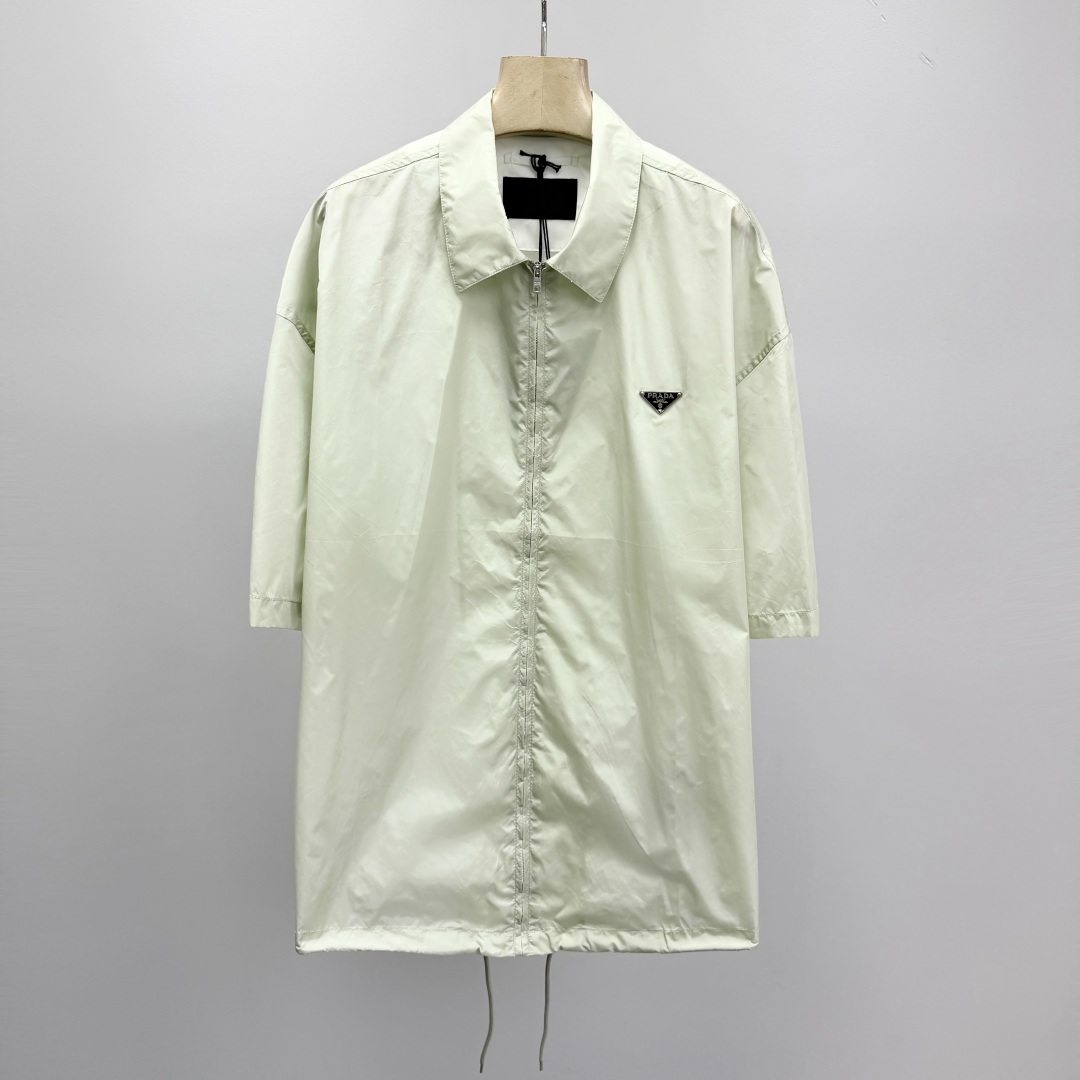 프라다 삼각로고 Re-Nylon 로고 셔츠 41210 Prada T Shirt