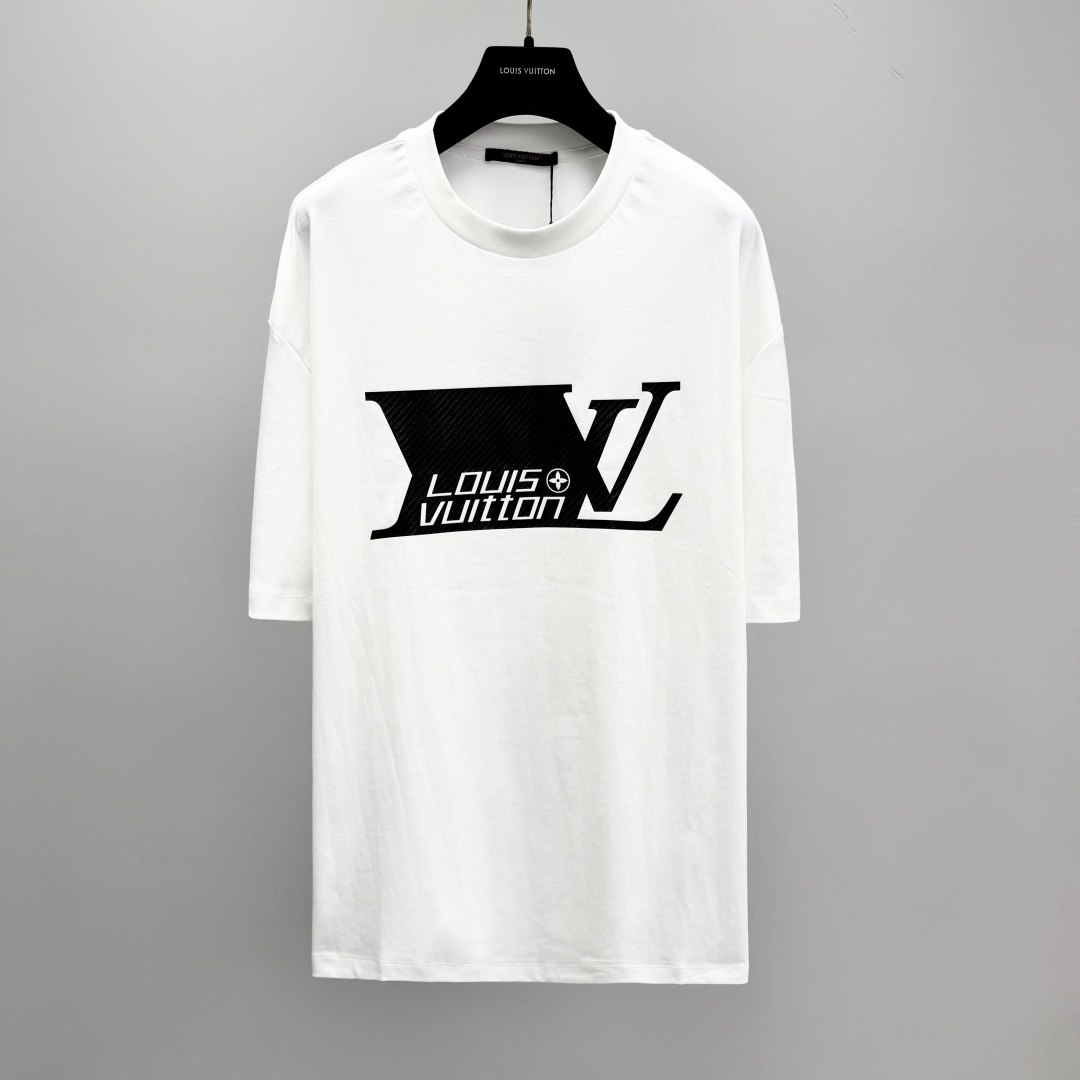 루이비통 로고 프린트 코튼 니트 41209 Louis Vuitton T Shirt