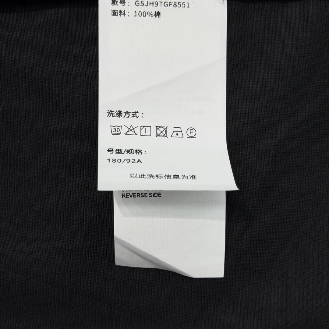 돌체앤가바나 광택 코마 코튼 가슴 포켓 남성 반팔 티셔츠 139086 이미지 9