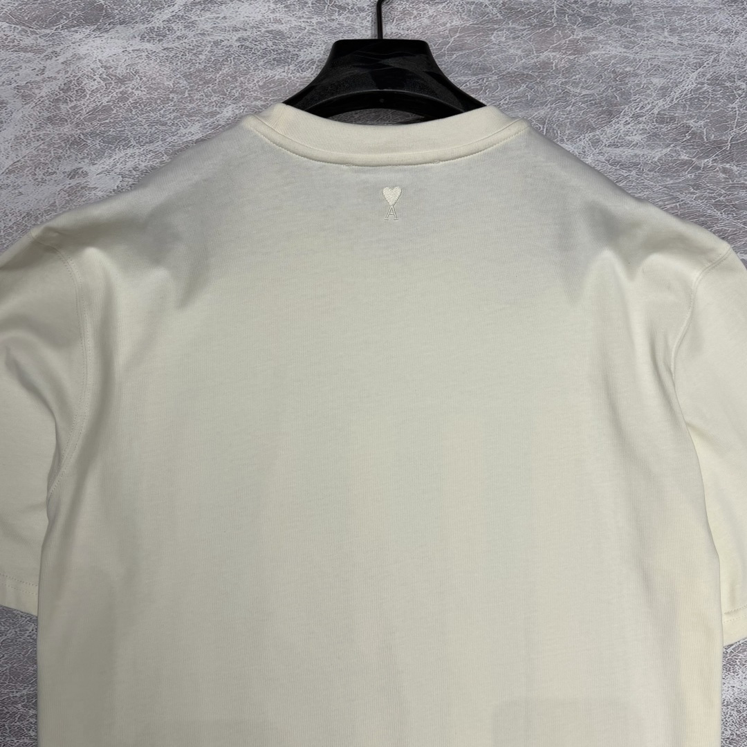아미 스카프 프린트 코튼 반팔 티셔츠 113914 이미지 6