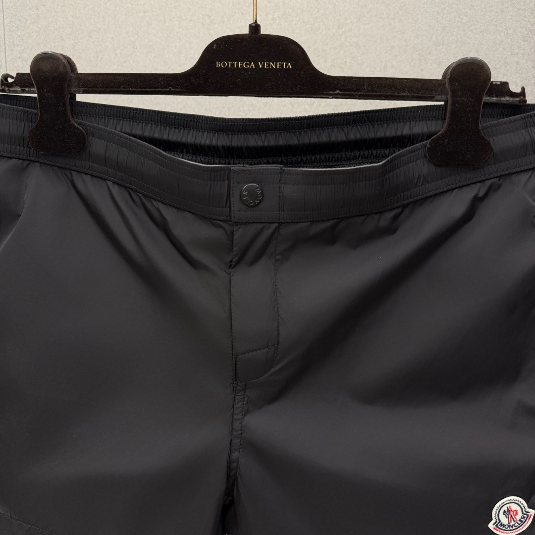 몽클레어 노란색 나일론 남성 반바지 113832 이미지 3