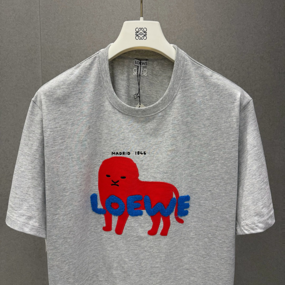 로에베 코튼 루즈핏 반팔 티셔츠 113794 이미지 4