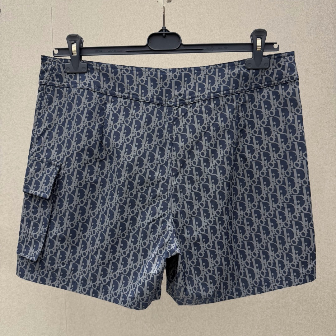 디올 오블리크 네이비 카고 반바지 상세 이미지 2