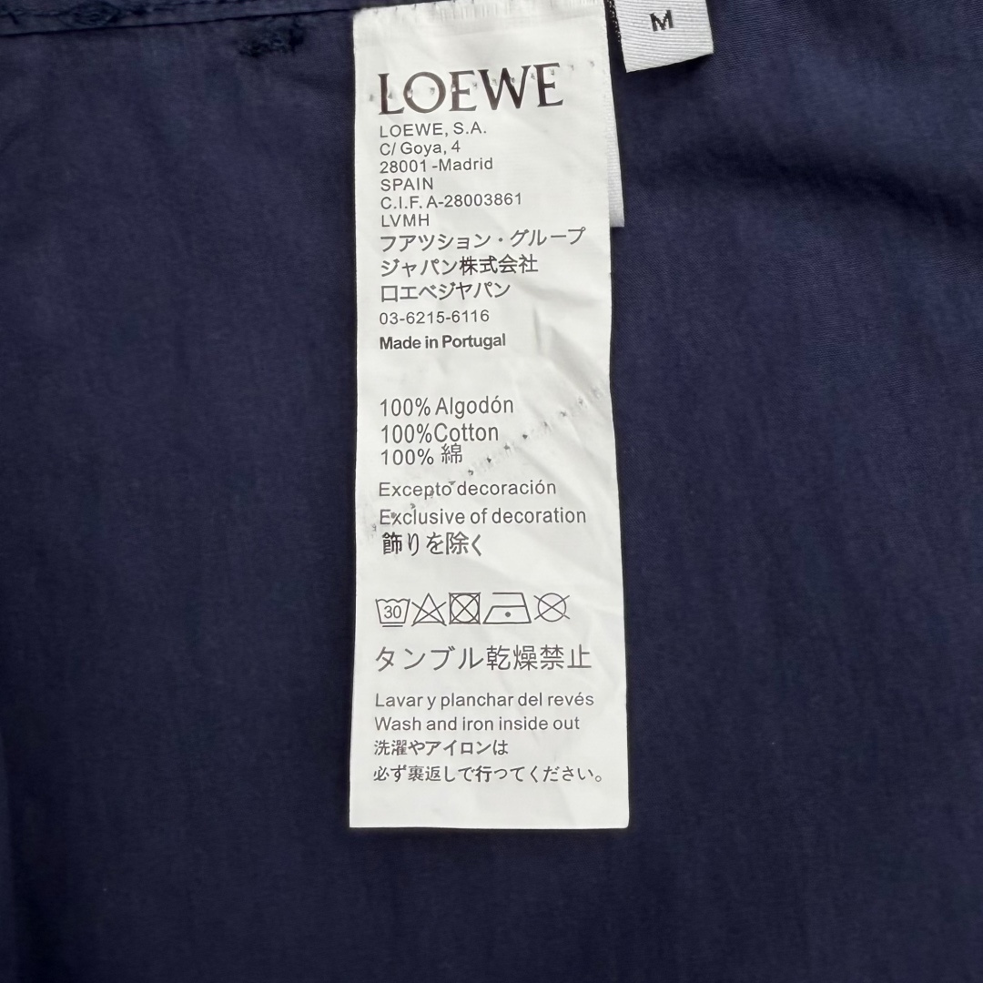 로에베 남성 와이드 레그 면 캐주얼 바지 113764 이미지 9