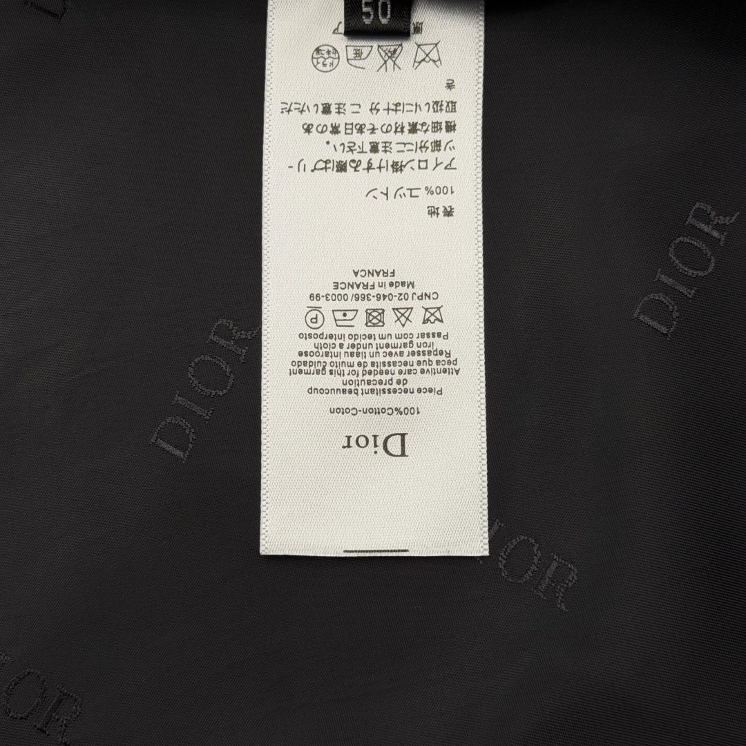 디올 네이비 스웨이드 하링턴 자켓 상세 이미지 9