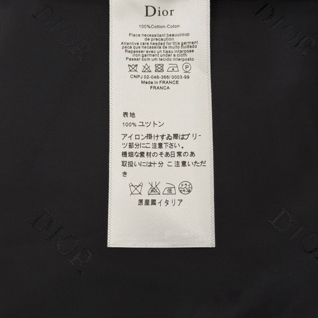 디올 블랙 램스킨 남성 가죽 자켓 상세 이미지 9