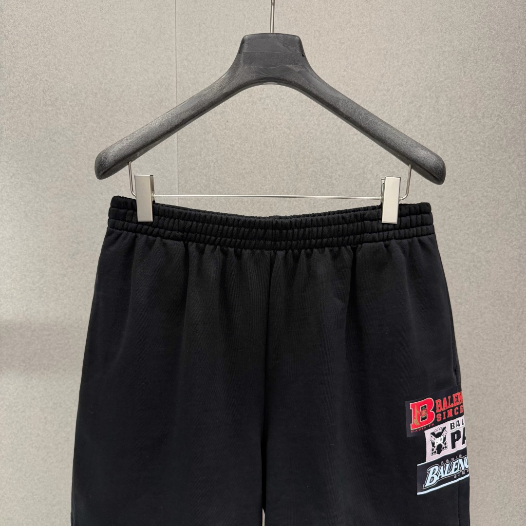 발렌시아가 드로스트링 남성 반바지 113734 이미지 3