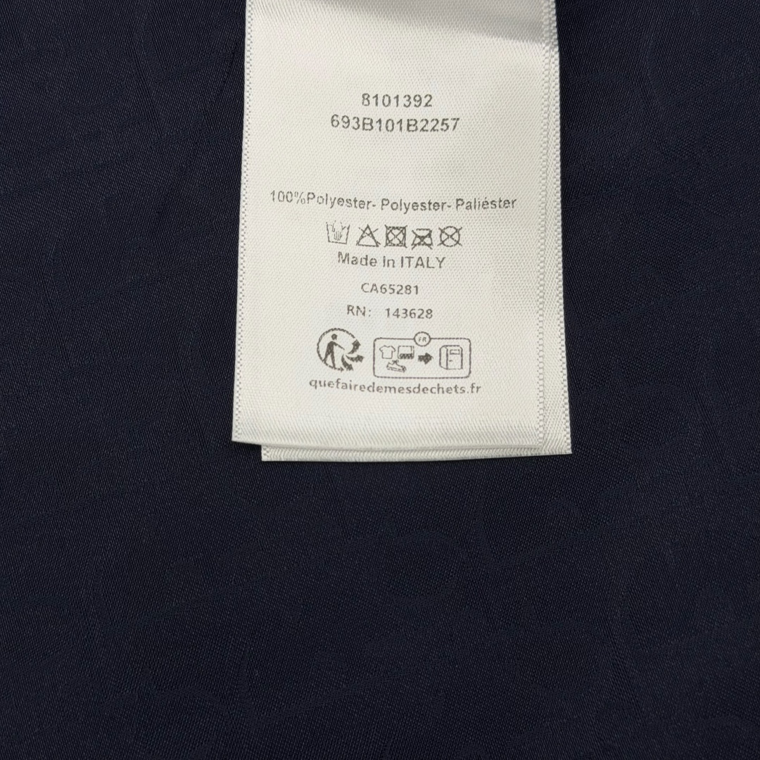 디올 오블리크 모노그램 실크 혼방 남성 반팔 티셔츠 상세 이미지 9