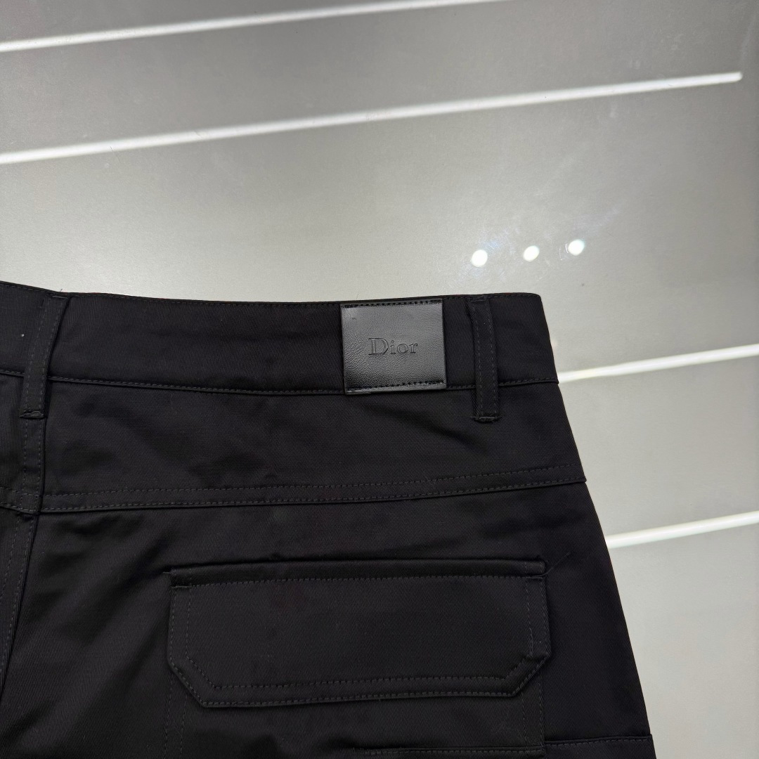 디올 코튼 개버딘 카고 반바지 상세 이미지 9