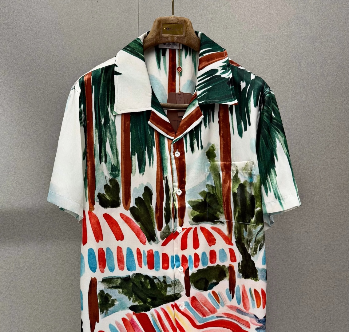 로로피아나 남성 반팔 131697 Loro Piana T Shirt 썸네일 이미지