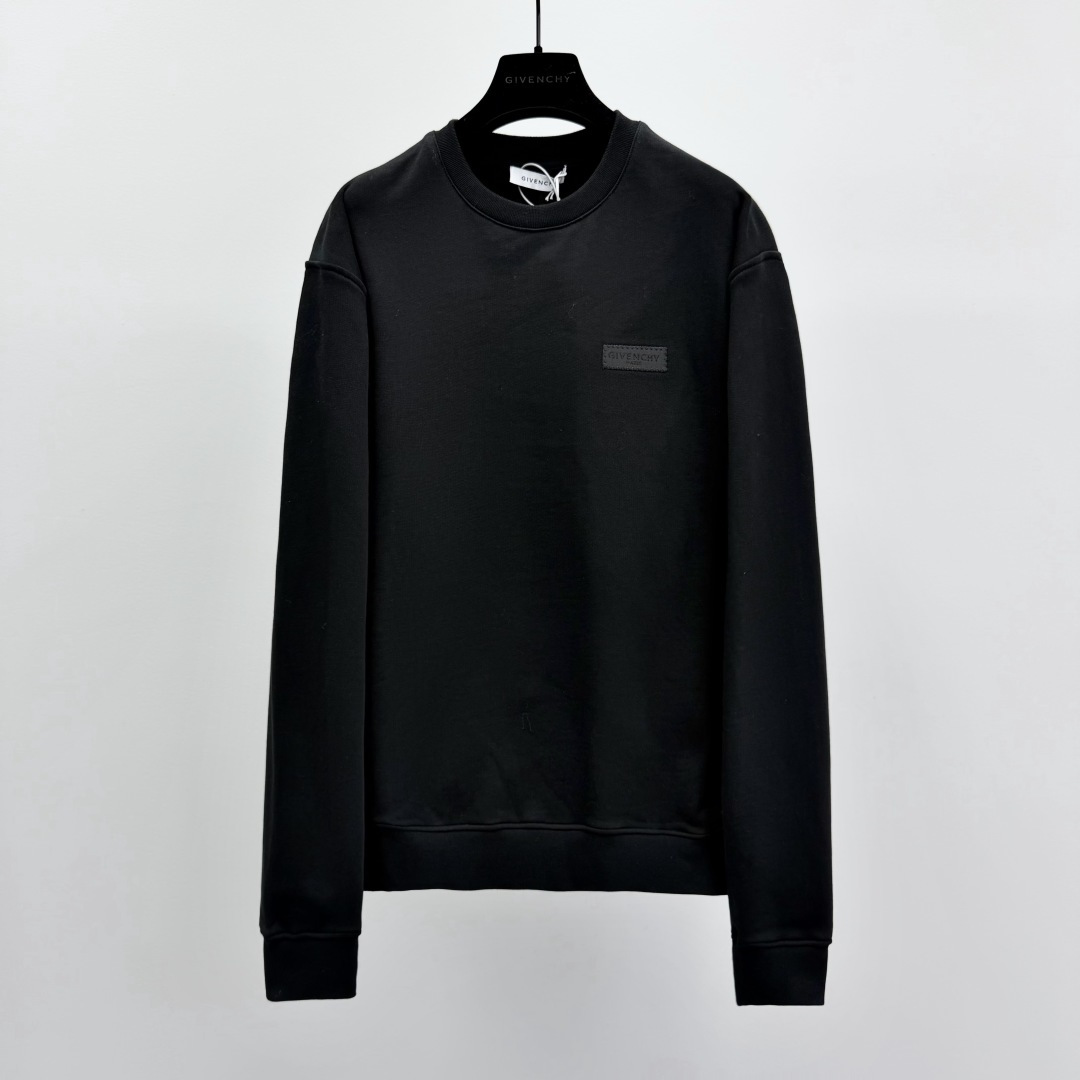 Givenchy Black Small Logo Sweatshirt