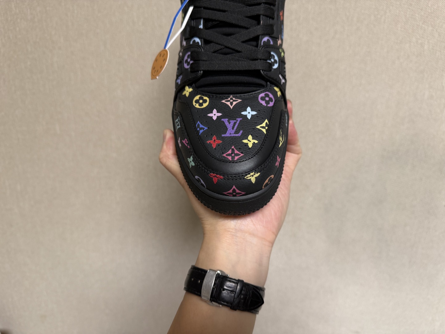 LV路易威登Louis Vuitton Trainer Sneaker Low休闲运动文化百搭篮球板鞋 黑三彩