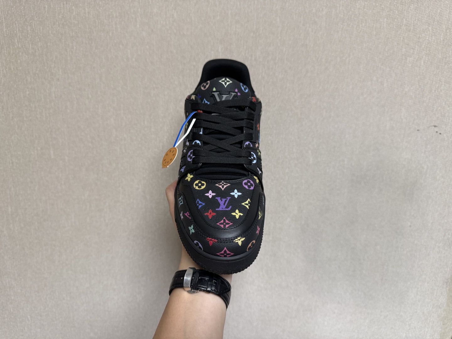 LV路易威登Louis Vuitton Trainer Sneaker Low休闲运动文化百搭篮球板鞋 黑三彩