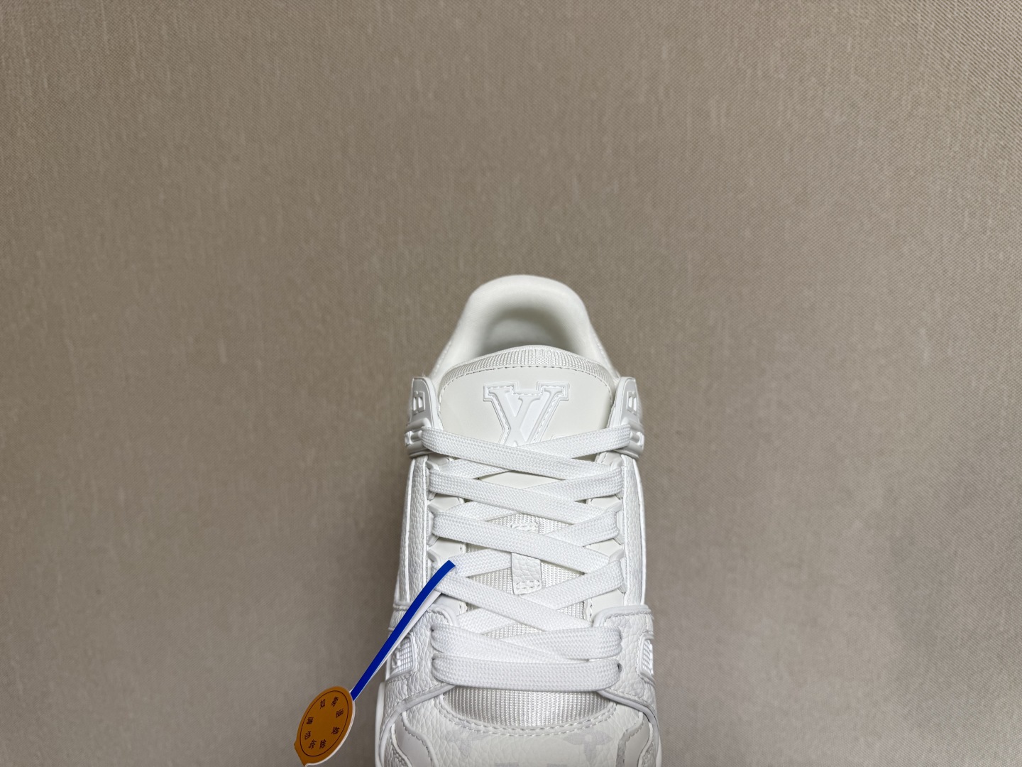 LV路易威登Louis Vuitton Trainer Sneaker Low休闲运动文化百搭篮球板鞋 白印花