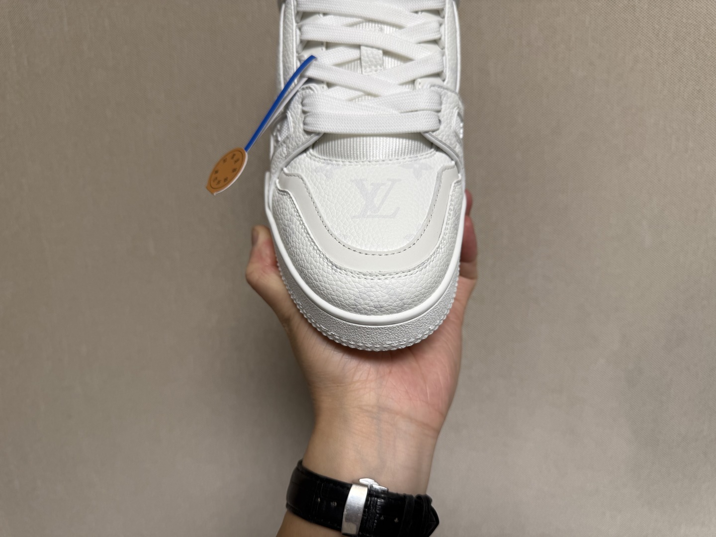 LV路易威登Louis Vuitton Trainer Sneaker Low休闲运动文化百搭篮球板鞋 白印花