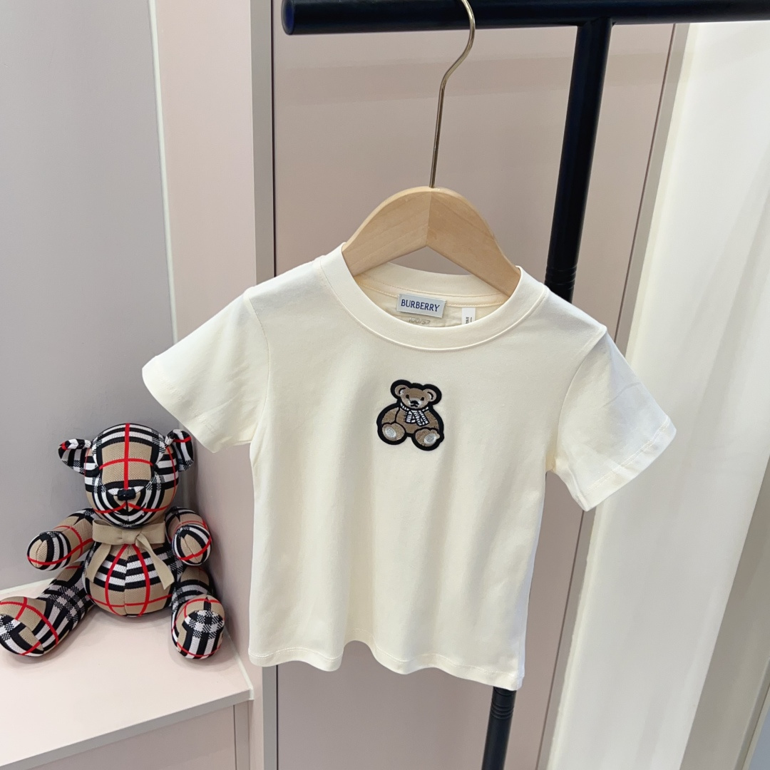 90-170㎝ Precio de compra grupal 59 yuanes, sin menos. Camiseta de algodón puro de cuello redondo con parche bordado de …