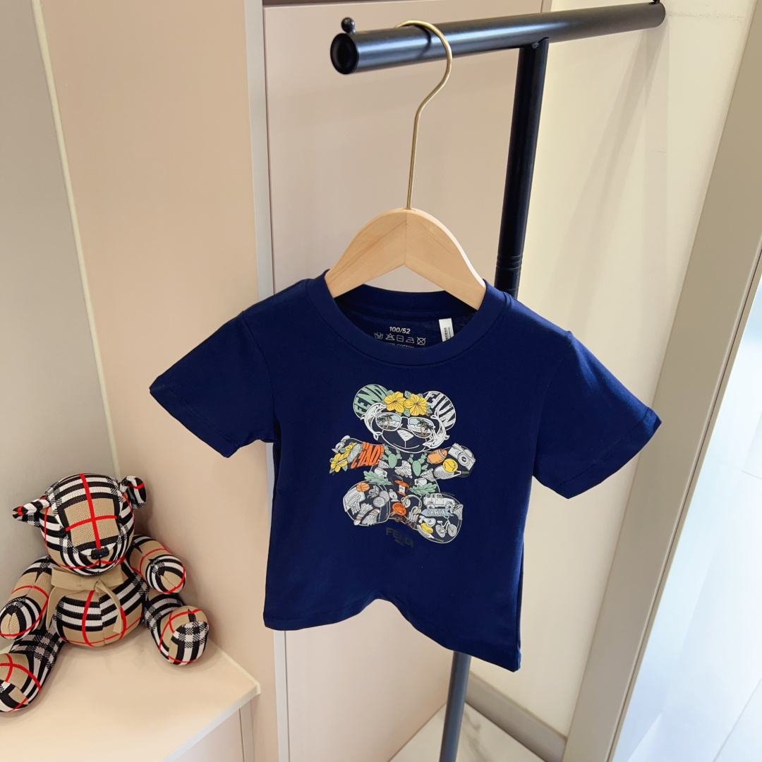 Azul marino, albaricoque, 90-150cm sin menos 49, 160-170cm 59, camiseta de manga corta de cuello redondo nuevo estilo d…