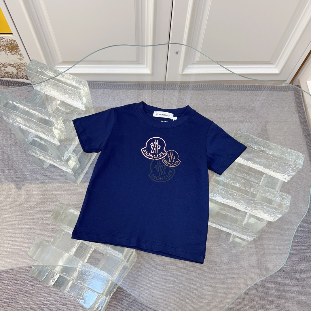 Azul marino 90-150cm sin menos 49 160-170㎝ 59 Camiseta de manga corta de cuello redondo nuevo de la tienda M, misma ver…