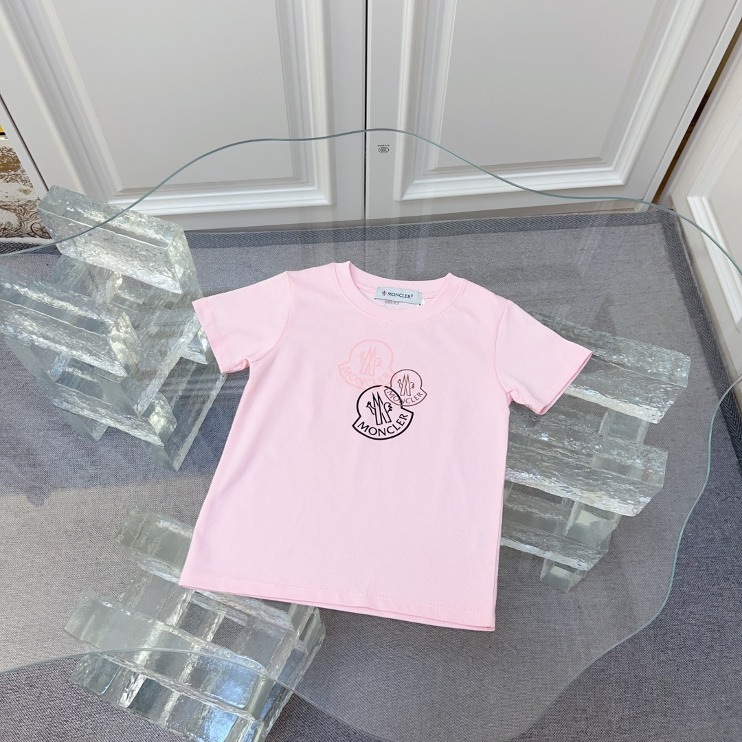 Rosa 90-150cm sin menos 49 160-170㎝ 59 Camiseta de manga corta de cuello redondo nuevo de la tienda M, misma versión pa…