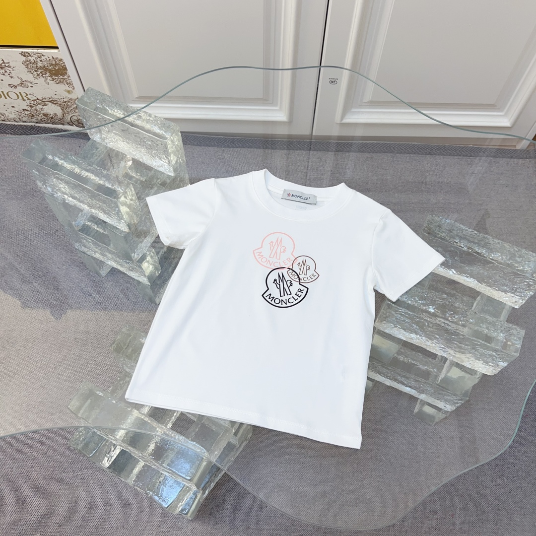 Blanco 90-150cm sin menos 49 160-170㎝ 59 Camiseta de manga corta de cuello redondo nuevo de la tienda M, misma versión …