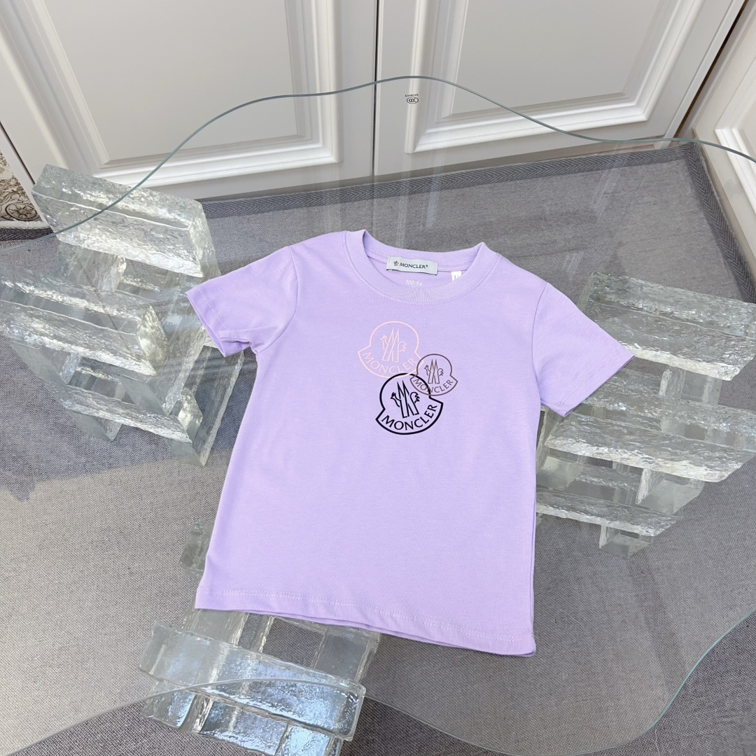 Púrpura 90-150cm sin menos 49 160-170㎝ 59 Camiseta de manga corta de cuello redondo nuevo de la tienda M, misma versión…