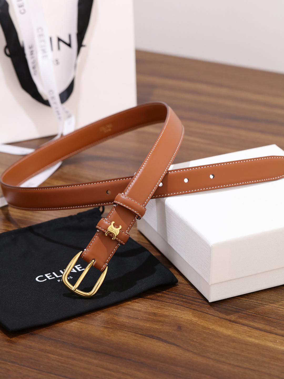 Celine CELINE赛琳 最新款女士腰带 宽度2.5cm