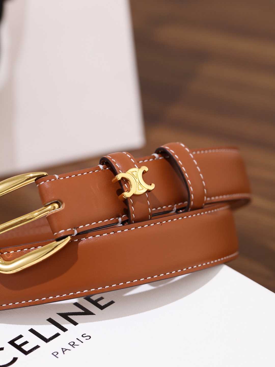Celine CELINE赛琳 最新款女士腰带 宽度2.5cm