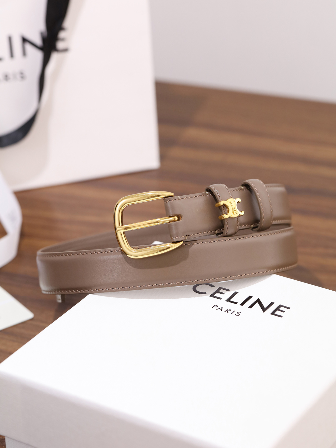 Celine CELINE赛琳 最新款女士腰带 宽度2.5cm