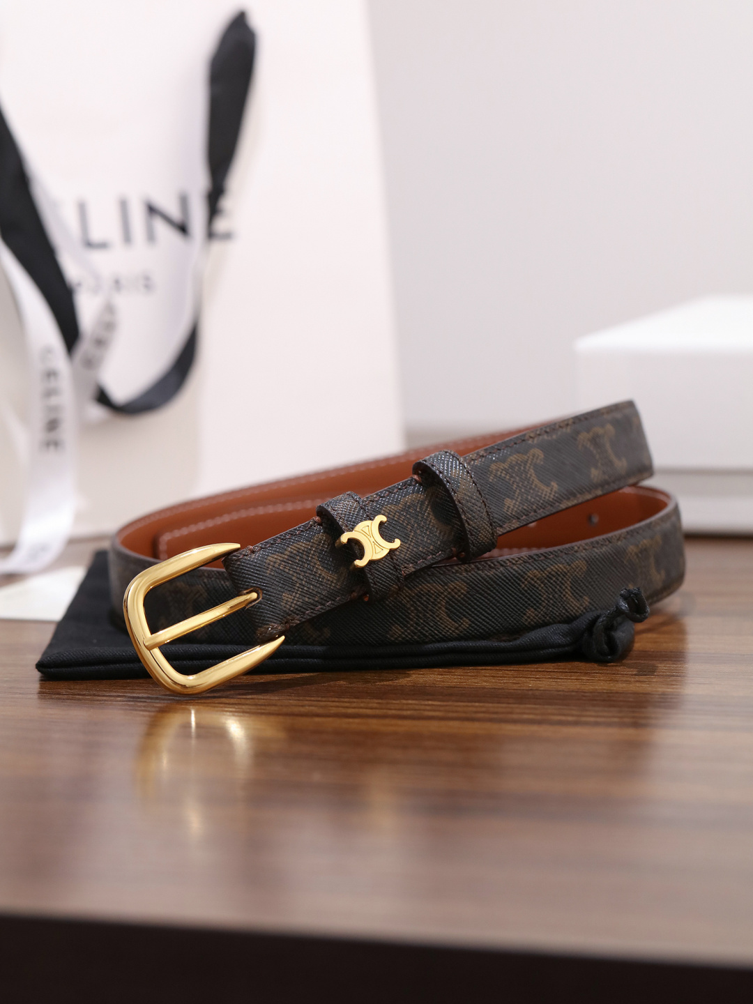 Celine CELINE赛琳 最新款女士腰带 宽度2.5cm