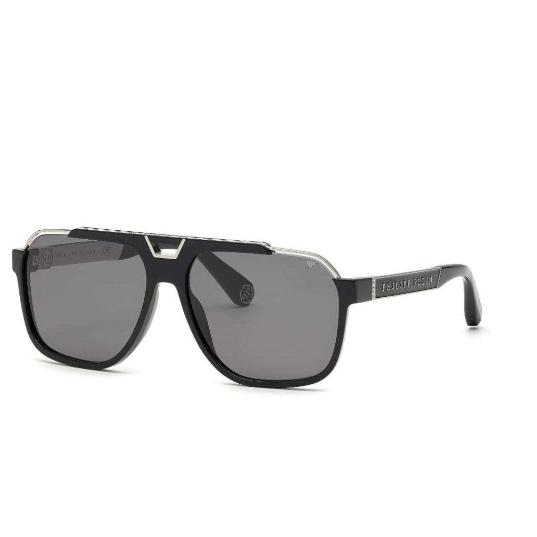 PHILIPP PLEI* 
飞行员墨镜🕶️金属细节丰富
镜腿上饰有品牌字样标识～
原版开发，细节满分💯