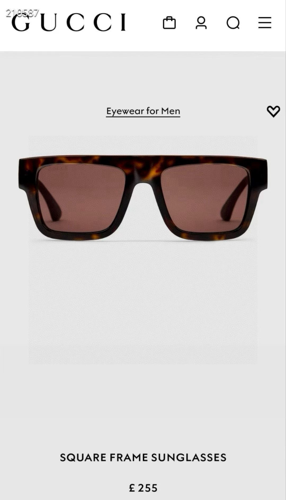 GUCC*MODEL：GG1868SSize：53口19-145