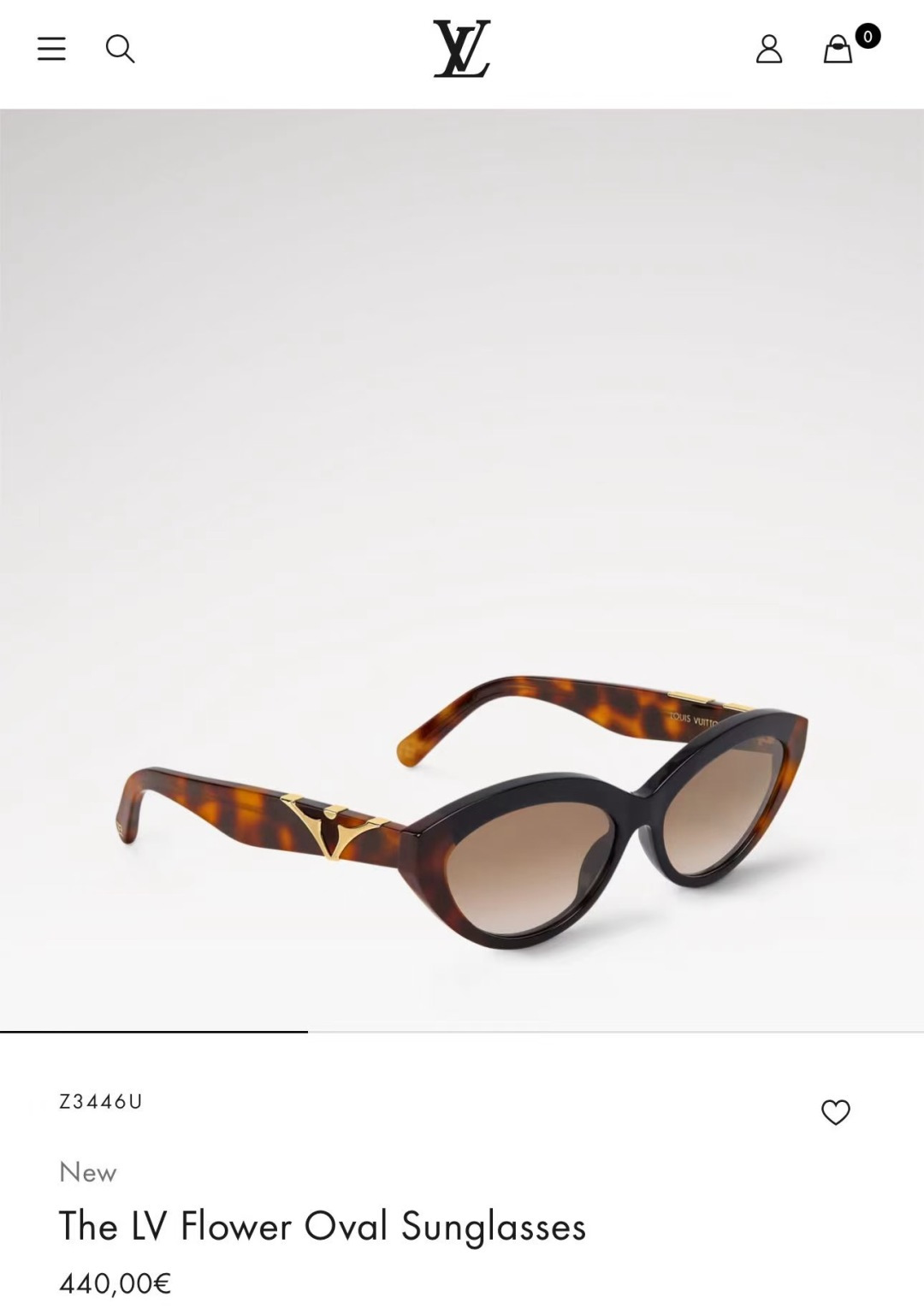 🆕  LOUIS VUITTO* MODEL：Z3446UU SIZE：55口16-145 🦑 