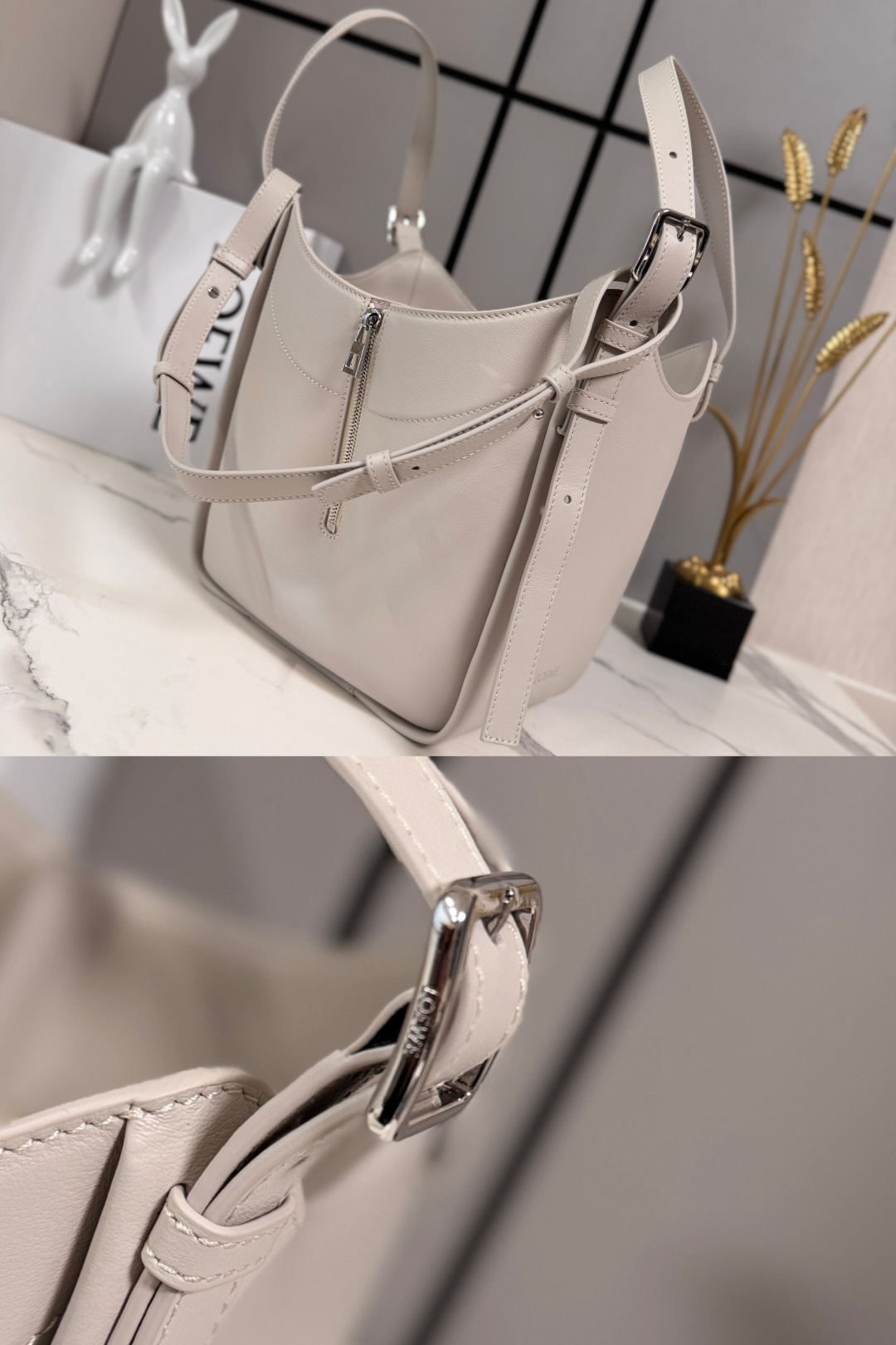 LO℮w℮🌟 新款 经典牛皮革 Hammock FliP 手袋 以柔软质感与实用功能诠释经典包款，同时延