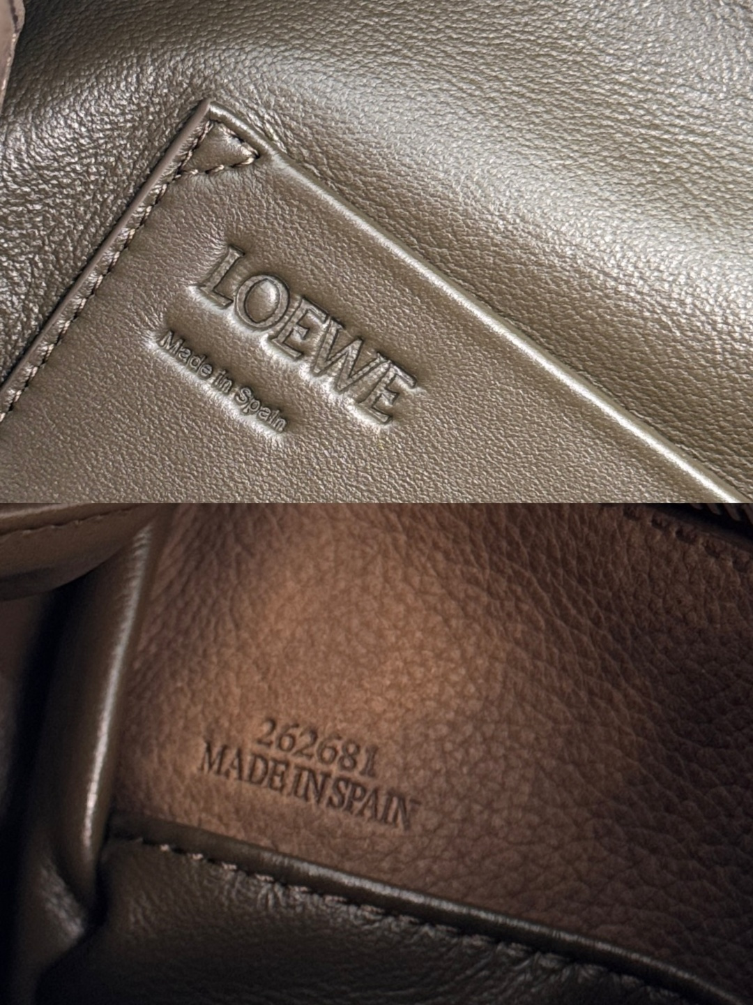 LO℮w℮🌟 新尺寸🆕大号粒面牛巴革Puzzle 手袋 以别具一格的几何线条勾勒长方体造型。此大号版本采