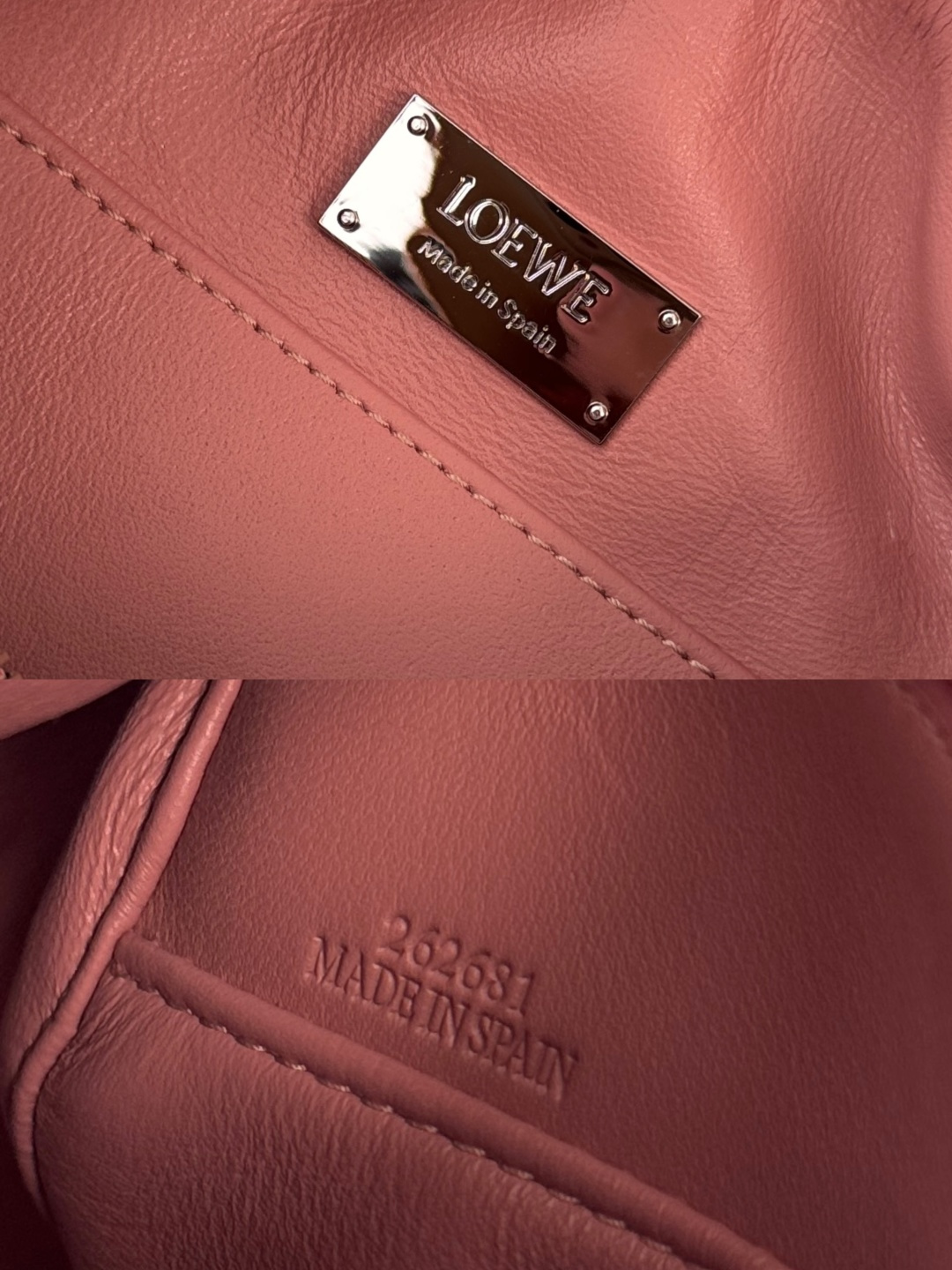 LO℮w℮🌟新款 小号纳帕羊皮革 Featherlight Puzzle 手袋 以别具一格的几何线条勾勒