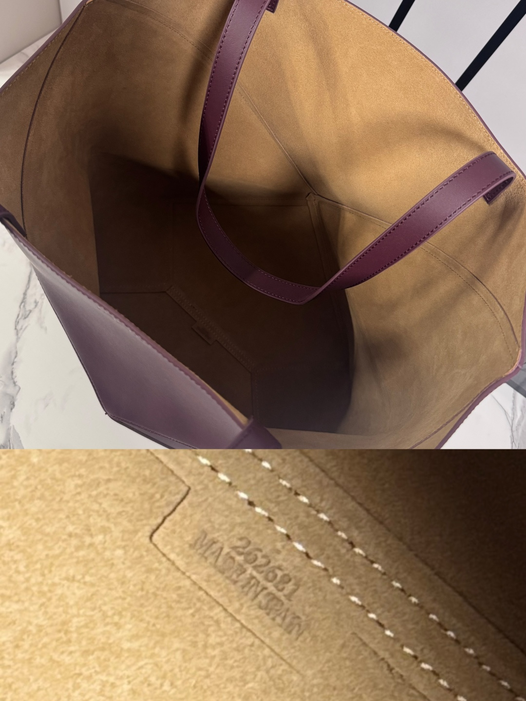 L⊚℮w℮新款🆕大号亮面牛皮革 Puzzle Fold 手袋从品牌经典手袋系列的几何线条汲取灵感，以富含