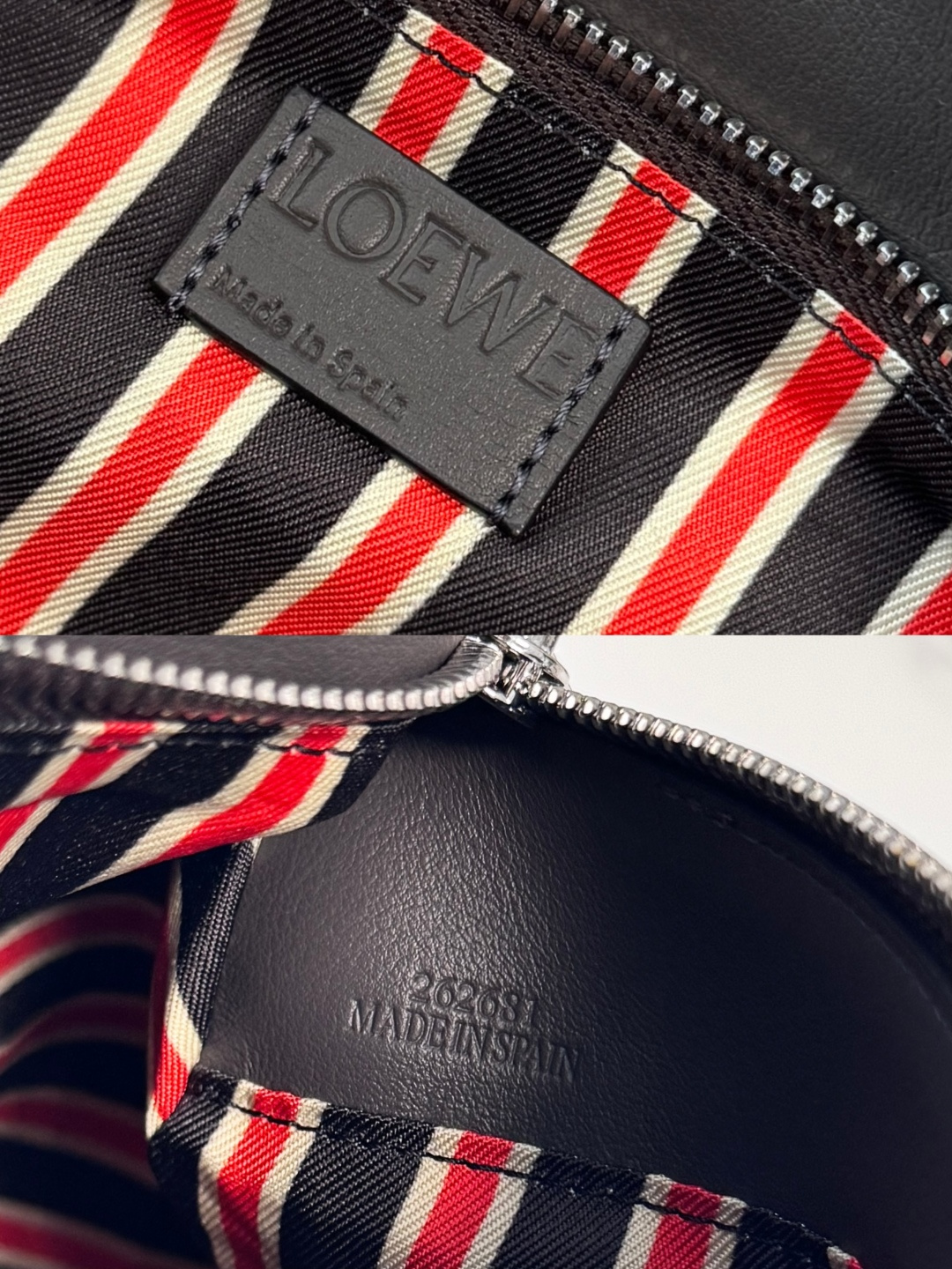 Loewe Style Grey Leather Top Handle Bag Bags Top Handle Bag detail image 9 from source 770703