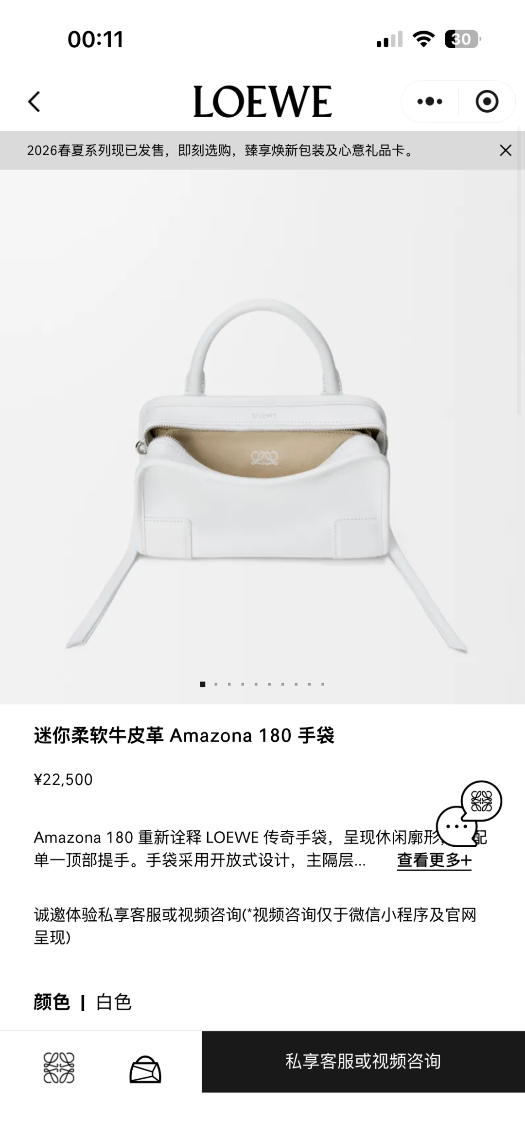 NO:768008,Amazona (Toast Bag) Mini (Model: 062603) White, Arrival,19860909Amazona（土司包）迷你（型号:062603）白色,到货,,Bag