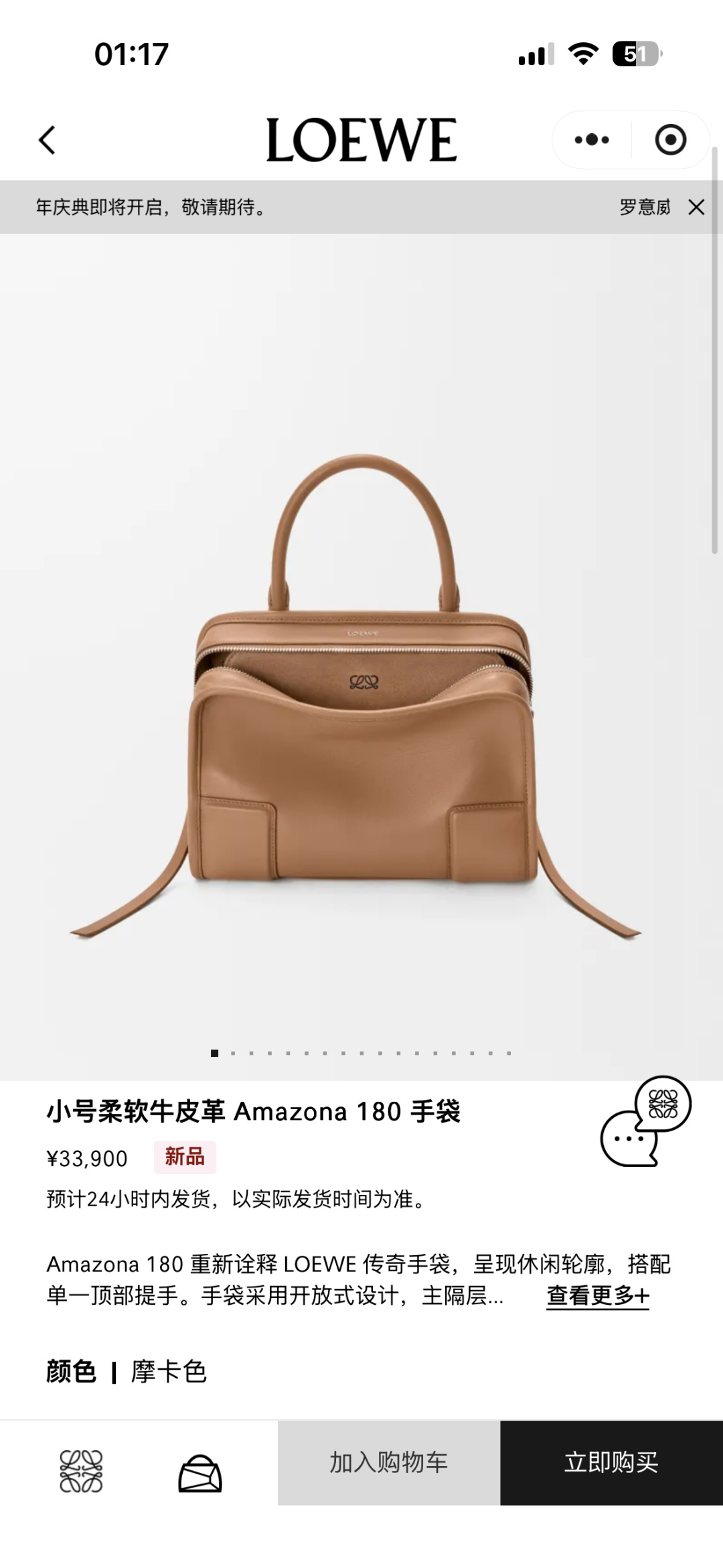 NO:851873,Amazona.Small size (model 262552) mocha color, arrived,19860909Amazona .小号（型号262552）摩卡色,到货,,Bag