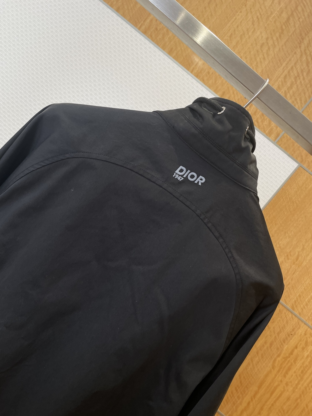 Dior Green Shield Logo Half Zip Jacket