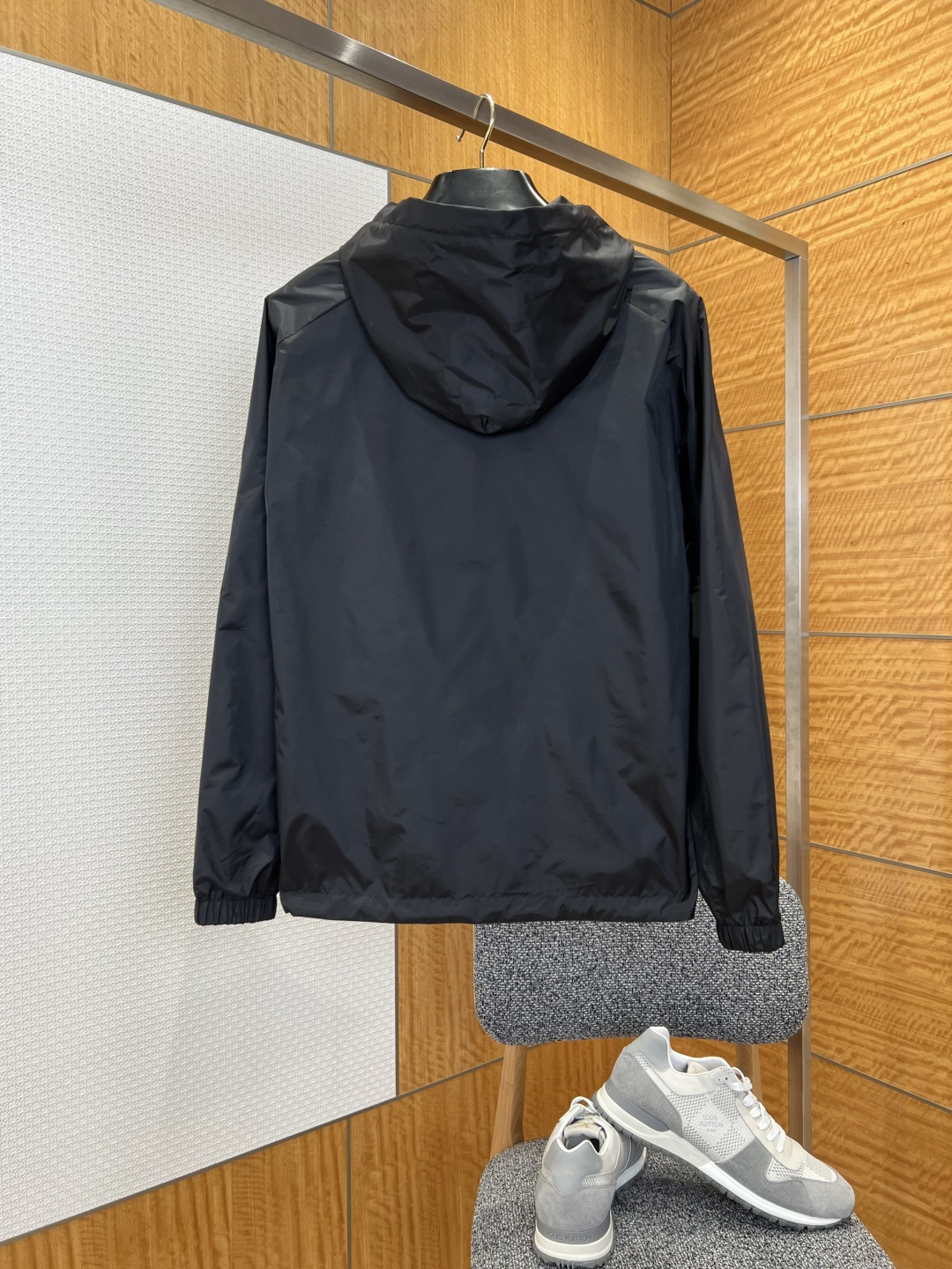Dior Logo Hooded Windbreaker