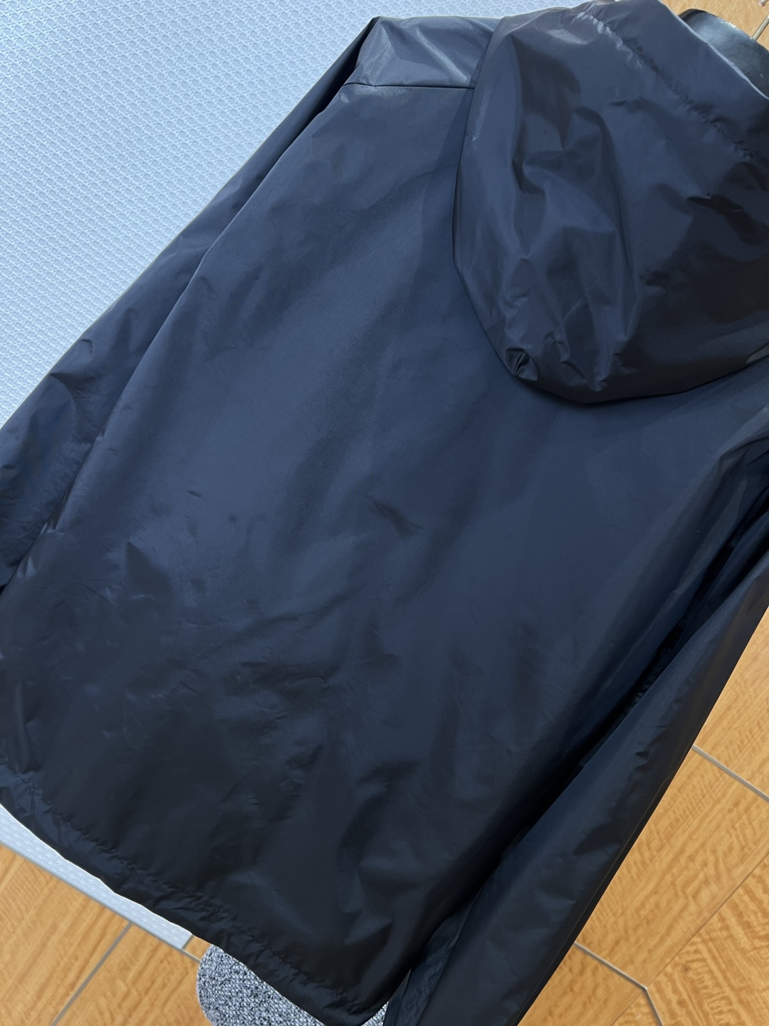 Dior Logo Hooded Windbreaker
