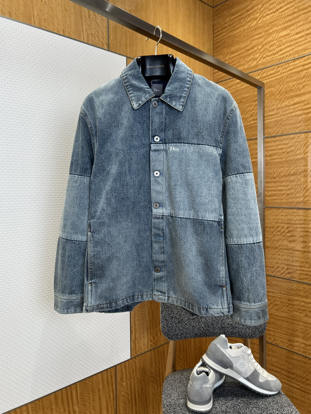 Dior Patchwork Denim Shirt Jacket